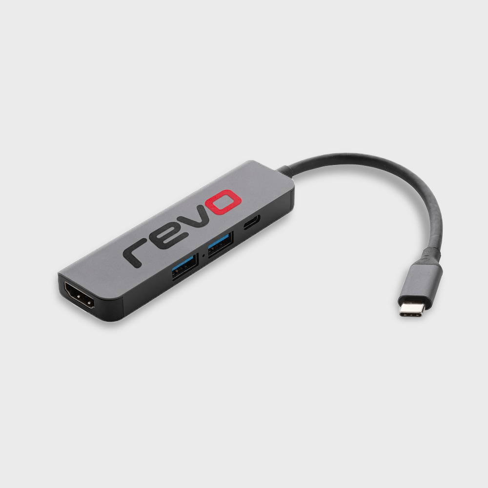 RCS gerecycled aluminium hub met HDMI input