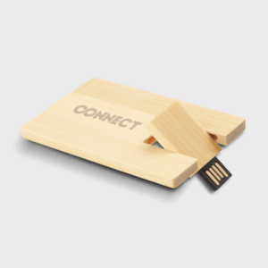 Credit Card Bamboo USB 8/16/32/64 GB