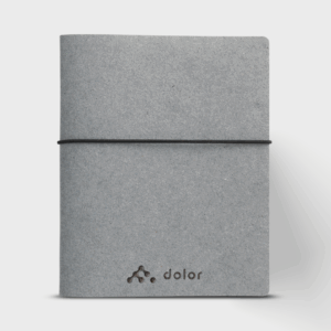 Recycled Textile Refillable Paper Notebook A5
