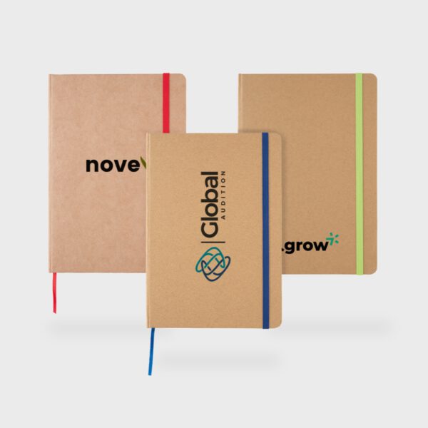Notitieboek A5 gerecycled kraft