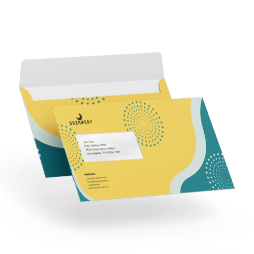 Volledig bedrukte enveloppen