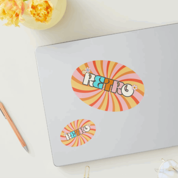 Ovale Stickers