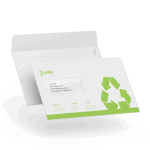 Gerecyclede enveloppen