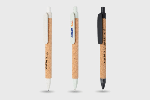 Recycled Wheat Straw Fibre and Cork Pen