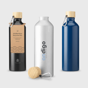AluBamboe GRS gerecyclede waterfles