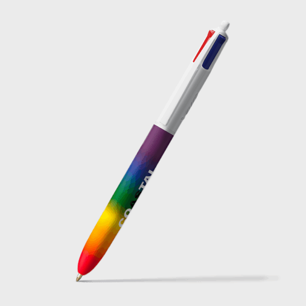 BIC® 4 Colours Rainbow Ballpoint Pen