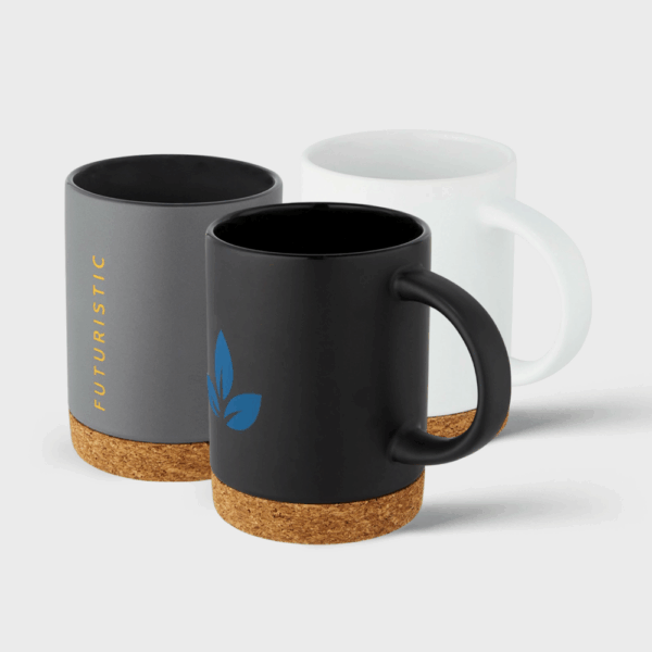 Chic Ceramic Mug with Cork Base 425 ml
