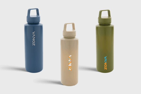 RCS recycled PP waterfles met handvat