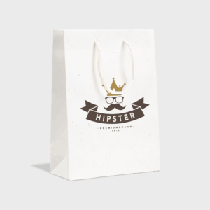 Leaf It Recycled Paper and Straw Gift Bag