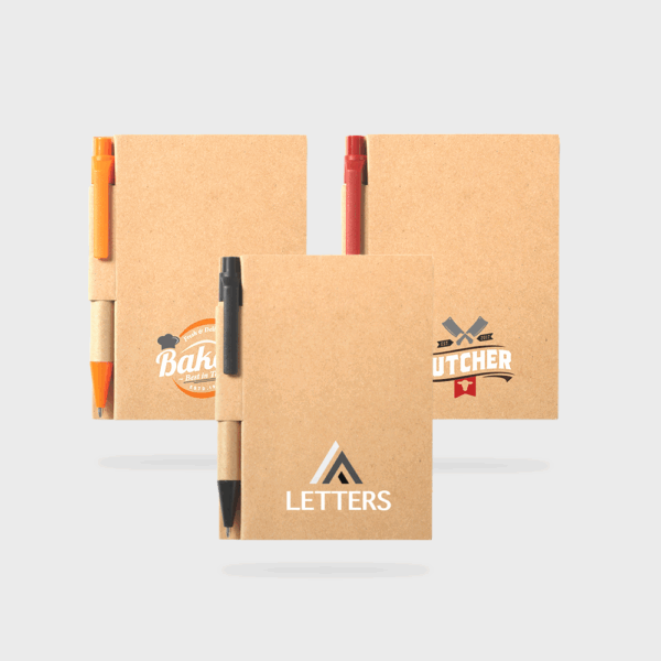 Eco Paper Notebook with Pen