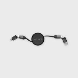 Terra RCS gerecycled aluminium intrekbare 6 in 1 kabel