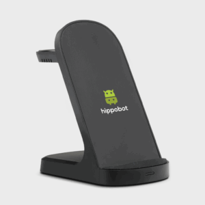 Triple-Up RCS Recycled ABS 15W Wireless Charger Stand