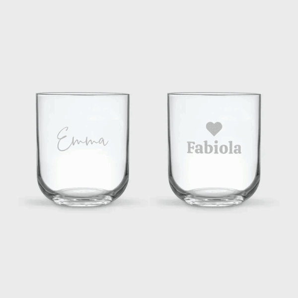 Gepersonaliseerd waterglas