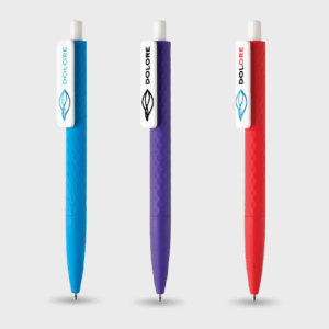 Diamond Pattern Pen with White Clip